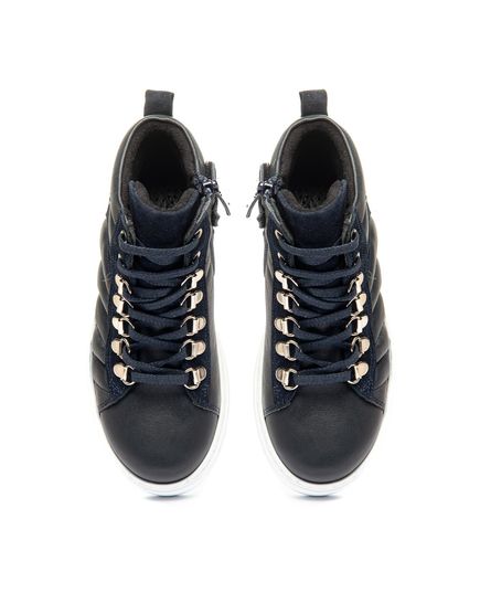 Ботинки для девочек Theo Leo синего цвета, Цвет: т.синій, Размер: 31, изображение 5