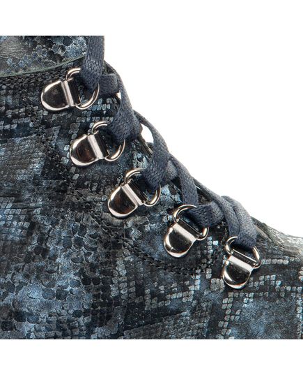 Ботинки для девочек Theo Leo синего цвета, Цвет: синій/змія, Размер: 27, изображение 5