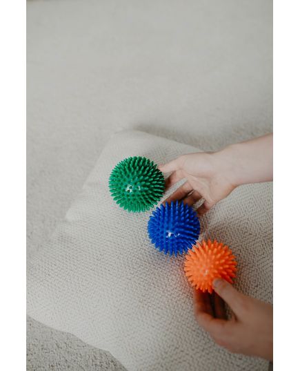 Масажний м'яч (діаметр 8 см) OМ-108, OrtoMed, зображення 3