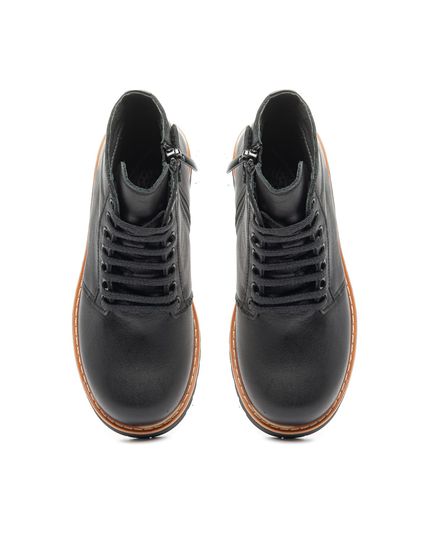 Ботинки для мальчиков Theo Leo черного цвета, Цвет: чорний, Размер: 31, изображение 4