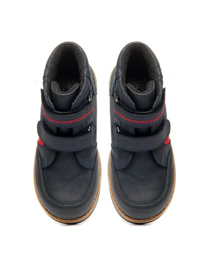 Ботинки для мальчиков Theo синего цвета, Цвет: чорний/червоний, Размер: 27, изображение 5