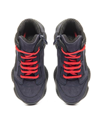 Черевики для хлопчиків Theo Leo синього кольору, Колір: синій/червоний, Розмір: 27, зображення 5