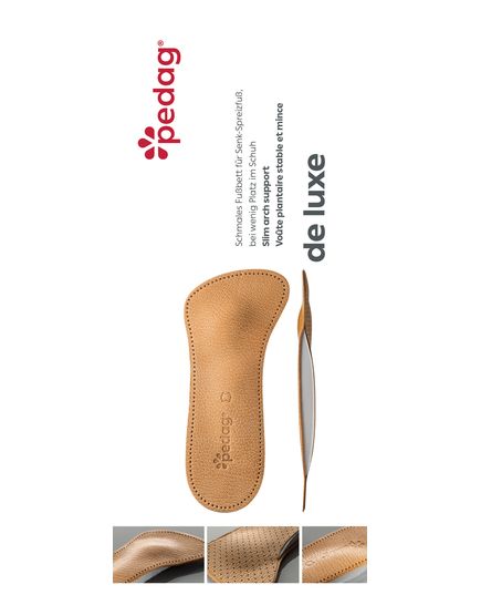 DE LUXE PEDAG 123 - ОРТОПЕДИЧНА НАПІВУСТІЛКА-СУПІНАТОР, Розмір: 40, зображення 2