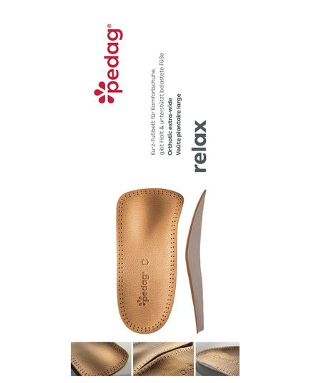 RELAX PEDAG 127 - ОРТОПЕДИЧНА КАРКАСНА НАПІВУСТІЛКА-СУПІНАТОР, Розмір: 46, зображення 2