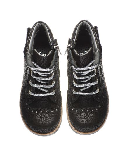 Черевики для дівчат Theo Leo чорного кольору, Колір: чорний, Розмір: 19, зображення 3