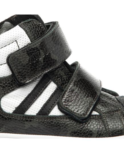 Ботинки для мальчиков Theo Leo разноцветные, Цвет: чорний камуфляж/білий, Размер: 27, изображение 4