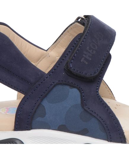 Босоніжки для хлопчиків Theo Leo темно-синього кольору, Колір: т.синій, Розмір: 37, зображення 3