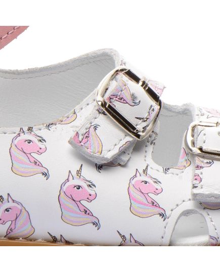 Босоножки для девочки Theo Leo белого и розового цветов, Цвет: білий/рожевий, Размер: 23, изображение 3