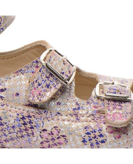 Босоніжки для дівчаток Theo Leo рожевого кольору, Колір: різнокольоровий/рожевий, Розмір: 21, зображення 4