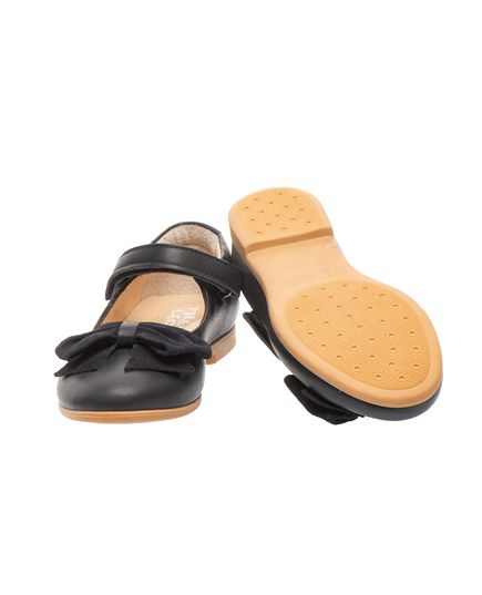 Туфли для девочек Theo Leo черного цвета, Цвет: т.синій, Размер: 37, изображение 2