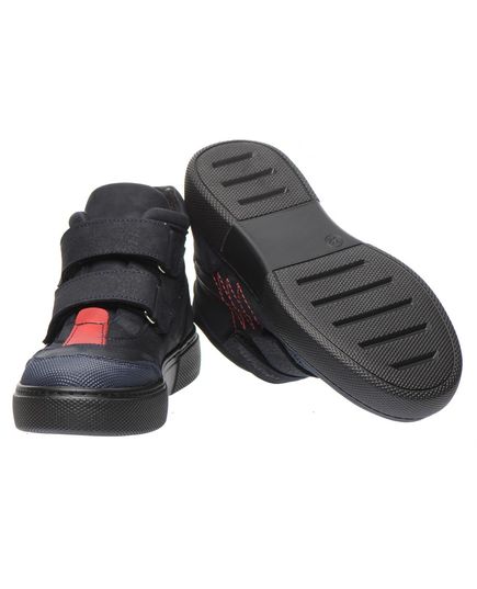 Ботинки для мальчиков Theo Leo темно-синего цвета, Цвет: т.синій/червоний, Размер: 26, изображение 2