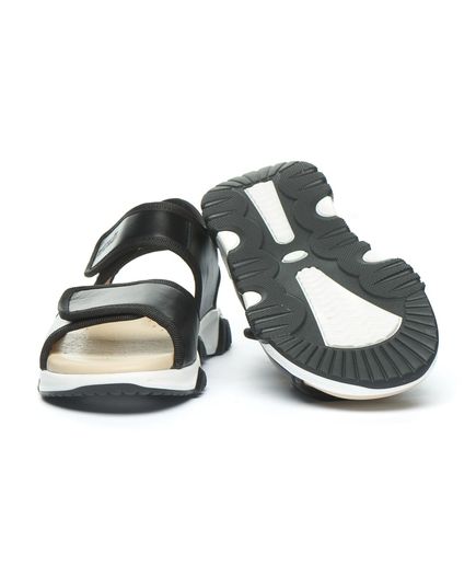 Босоніжки для хлопчиків Theo Leo чорного кольору, Колір: чорний, Розмір: 31, зображення 3