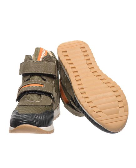 Ботинки для мальчиков Theo Leo зеленого цвета, Цвет: зелений/нубук, Размер: 26, изображение 2