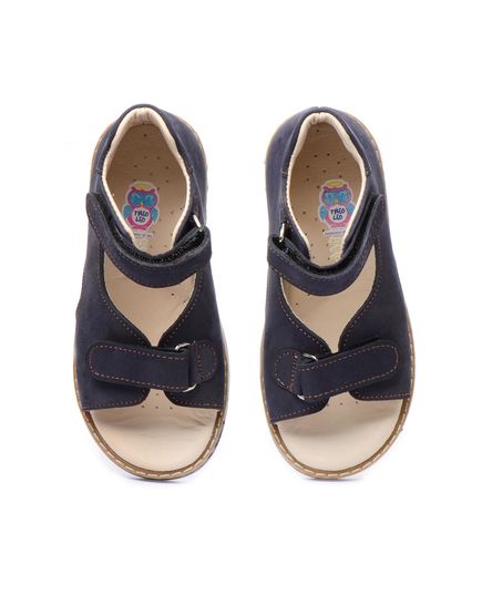 Босоніжки для хлопчиків Theo Leo темно-синього кольору, Колір: т.синій, Розмір: 24, зображення 4