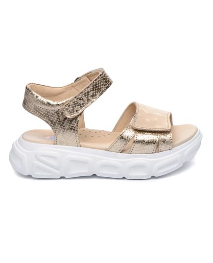 Сандалии для девочек Theo Leo золотого цвета, Цвет: золотий, Размер: 31, изображение 4