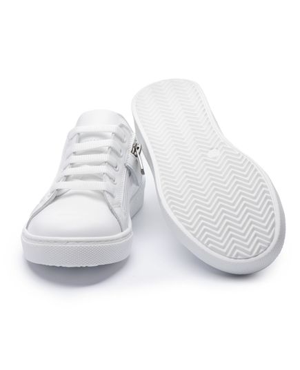 Кросівки для дівчаток Theo Leo білого кольору, Колір: білий, Розмір: 35, зображення 4