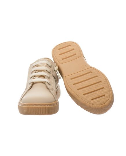 Кеди для дівчаток Theo Leo бежевого кольору, Колір: бежевий, Розмір: 26, зображення 2