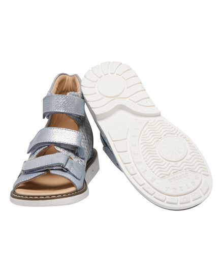 Босоніжки для дівчаток Theo Leo блакитного кольору, Колір: блакитний, Розмір: 35, зображення 2