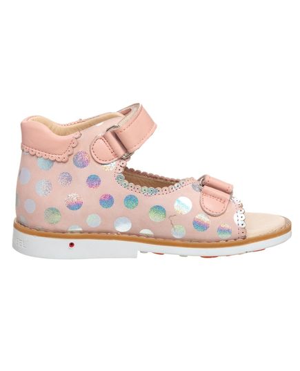 Босоножки для девочек Theo Leo розового цвета, Цвет: пудра, Размер: 24, изображение 2