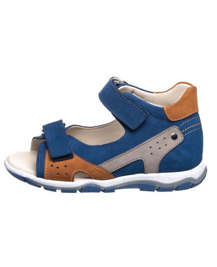 Босоніжки для хлопчиків Theo Leo синього кольору, Колір: т.синій, Розмір: 37, зображення 4