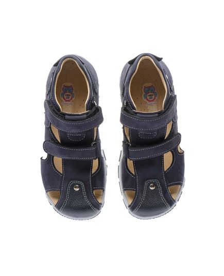 Босоніжки для хлопчиків Theo Leo темно-синього кольору, Колір: т.синій, Розмір: 27, зображення 3
