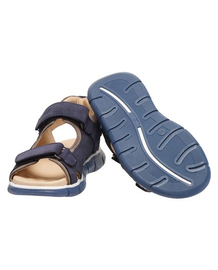 Босоножки для мальчиков Theo Leo темно-синего цвета, Цвет: т.синій/сірий, Размер: 31, изображение 2