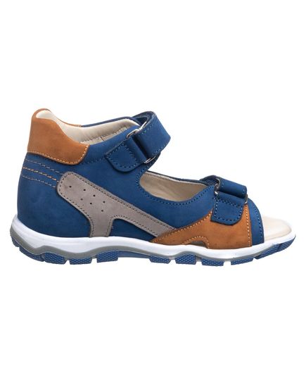 Босоніжки для хлопчиків Theo Leo синього кольору, Колір: т.синій, Розмір: 37, зображення 5