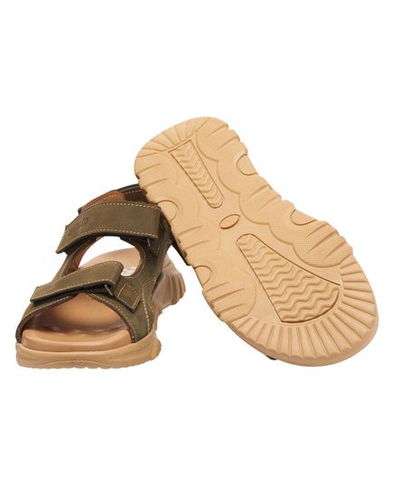 Босоніжки для хлопчиків Theo Leo хакі кольору, Колір: хакі, Розмір: 37, зображення 2