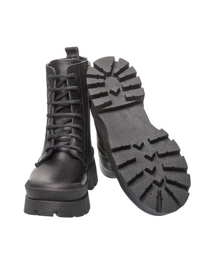 Зимние ботинки для девочек Theo Leo черного цвета, Цвет: чорний, Размер: 36, изображение 2