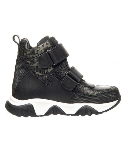 Ботинки для мальчиков Theo Leo черного цвета, Цвет: чорний/камуфляж, Размер: 27, изображение 4