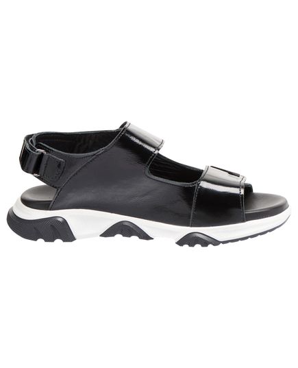 Босоножки для девочек Theo Leo черного цвета, Цвет: чорний, Размер: 34, изображение 4