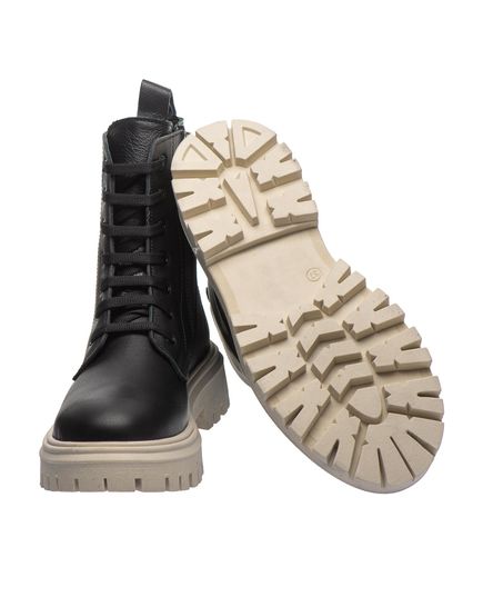 Сапоги для девочек Theo Leo черного цвета, Цвет: чорний, Размер: 34, изображение 2