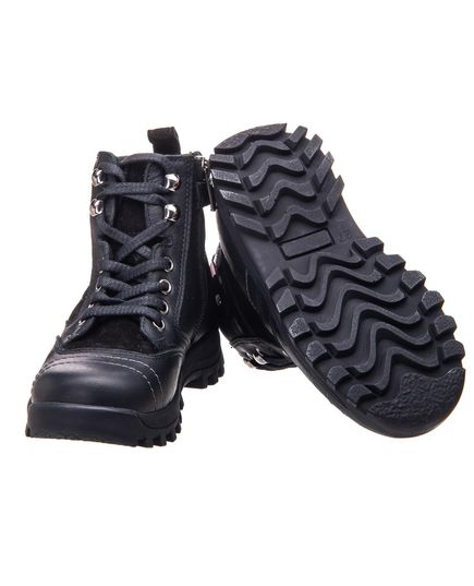 Ботинки для мальчиков Theo Leo черного цвета, Цвет: чорний, Размер: 21, изображение 3