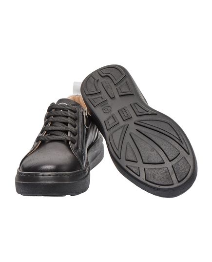 Кеди дитячі Theo Leo чорного кольору, Колір: чорний/білий, Розмір: 31, зображення 3