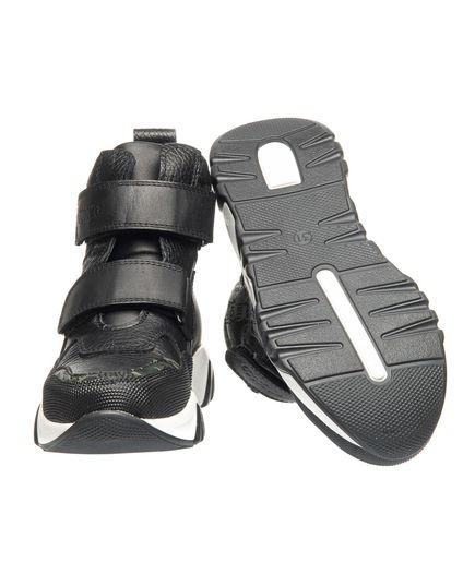 Ботинки для мальчиков Theo Leo черного цвета, Цвет: чорний/камуфляж, Размер: 27, изображение 2