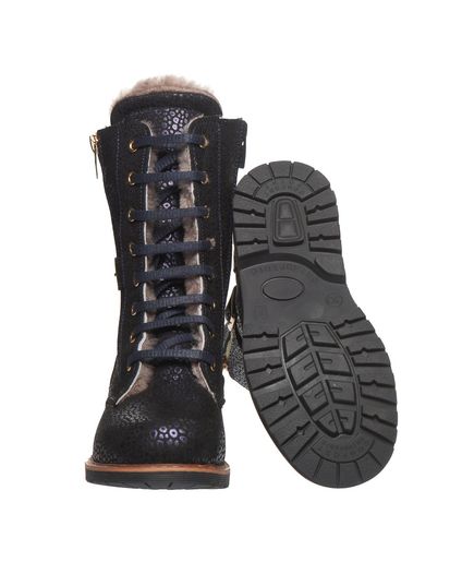 Зимние сапоги для девочек Theo Leo синего цвета, Цвет: синій, Размер: 27, изображение 2