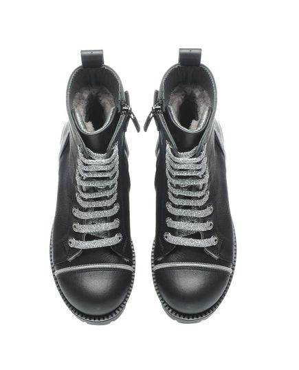 Зимние ботинки для девочек Theo Leo черного цвета, Цвет: чорний, Размер: 30, изображение 3