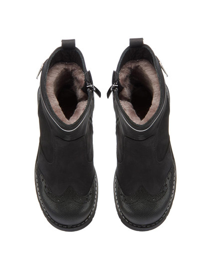 Зимние сапоги для девочек Theo Leo черного цвета, Цвет: чорний, Размер: 27, изображение 3