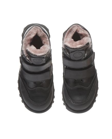 Зимние ботинки для мальчиков Theo Leo черного цвета (LEO-1059/1), Цвет: чорний, Размер: 21, изображение 2