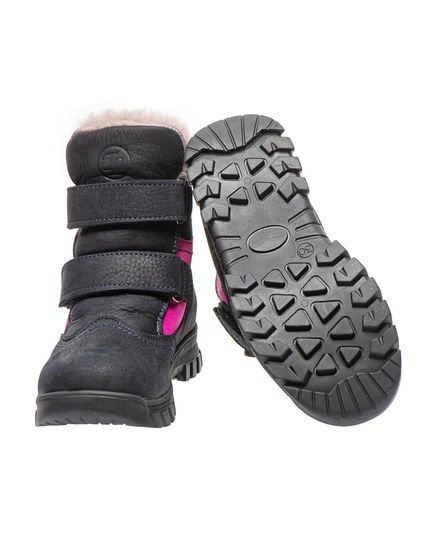 Зимові черевики для дівчаток 601423, Колір: т.синій/рожевий, Розмір: 36, зображення 3
