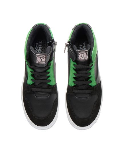 Черевики для хлопчиків Theo Leo чорного і зеленого кольорів, Колір: чорний/зелений, Розмір: 35, зображення 4