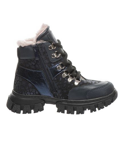 Зимові черевики для дівчаток Theo Leo синього кольору, Колір: т.синій/синій блиск, Розмір: 28, зображення 5