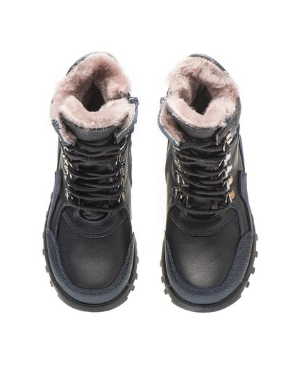 Зимові дитячі черевики Theo Leo синього кольору, Колір: т.синій, Розмір: 27, зображення 3
