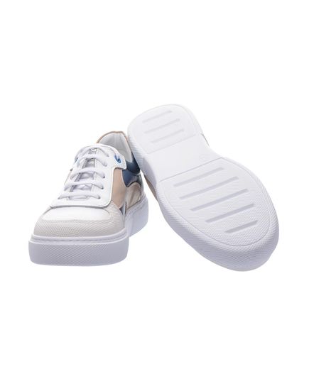 Кеди дитячі Theo Leo білого, синього та бежевого кольорів, Колір: білий/синій/бежевий, Розмір: 31, зображення 3