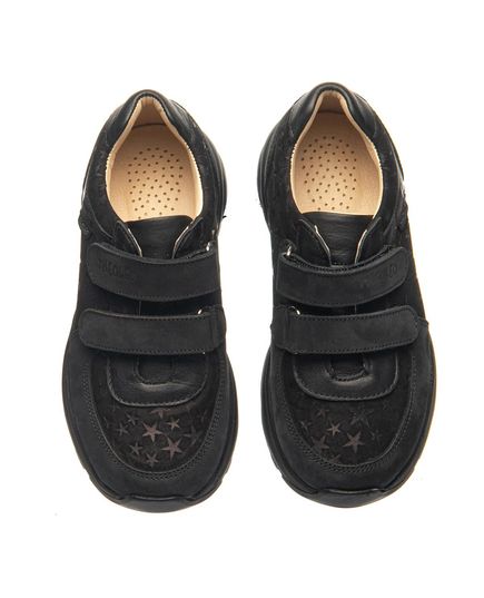 Кроссовки для девочек Theo Leo черного цвета, Цвет: чорний, Размер: 26, изображение 3