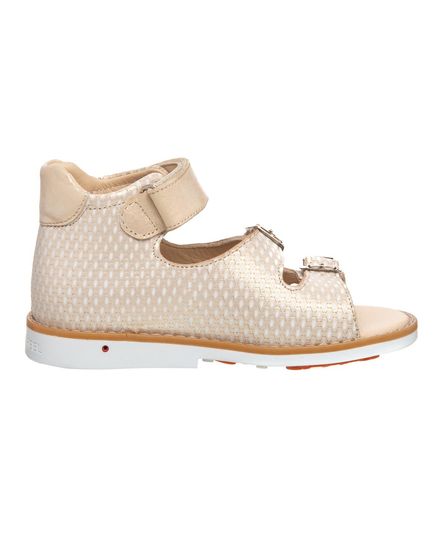 Босоножки для девочек Theo Leo бежевого цвета, Цвет: бежевий, Размер: 21, изображение 2