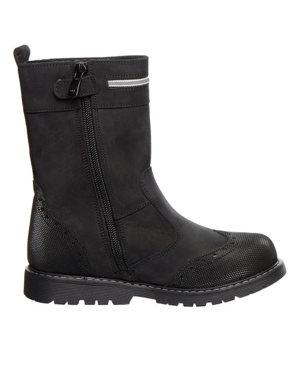 Зимние сапоги для девочек Theo Leo черного цвета, Цвет: чорний, Размер: 27, изображение 2