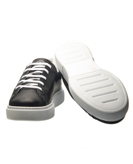 Кеди дитячі Theo Leo чорного і білого кольорів, Колір: чорний, Розмір: 36, зображення 3