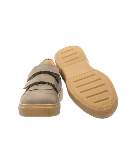 Кеды детские Theo Leo бежевого цвета, Цвет: сірий/помаранчевий, Размер: 32, изображение 3