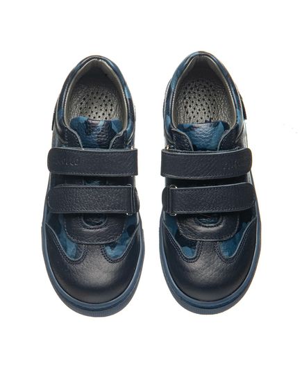 Кеды для мальчиков Theo Leo синего цвета, Цвет: синій камуфляж, Размер: 23, изображение 3